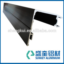 Chinese manufacturer with black powder coating for v-slot aluminum profile in Zhejiang China